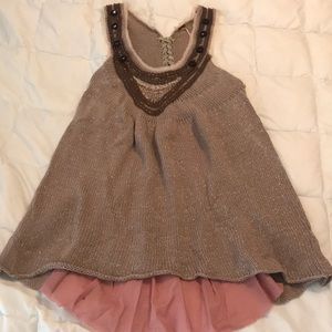 Free People knit tank top